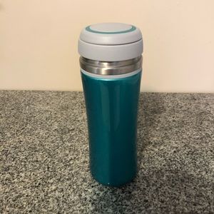 Teal David’s tea tumbler
